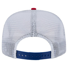 Chicago Cubs New Era Tie-Dye Golfer Trucker Adjustable Hat Hats