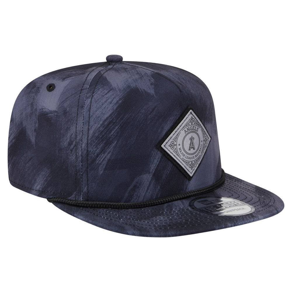 Los Angeles Angels New Era Printed Golfer Snapback Hat - Navy Hats