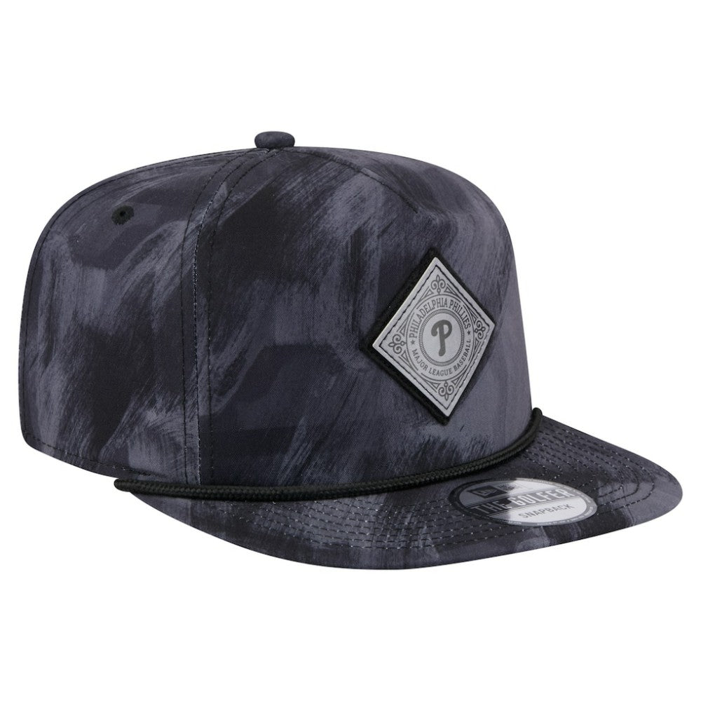 Philadelphia Phillies New Era Printed Golfer Snapback Hat - Navy Hats