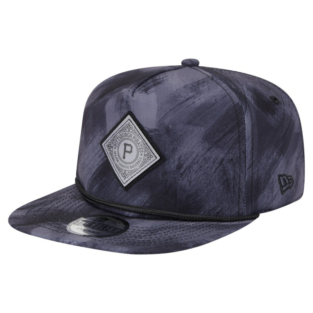 Pittsburgh Pirates New Era Printed Golfer Snapback Hat - Navy Hats