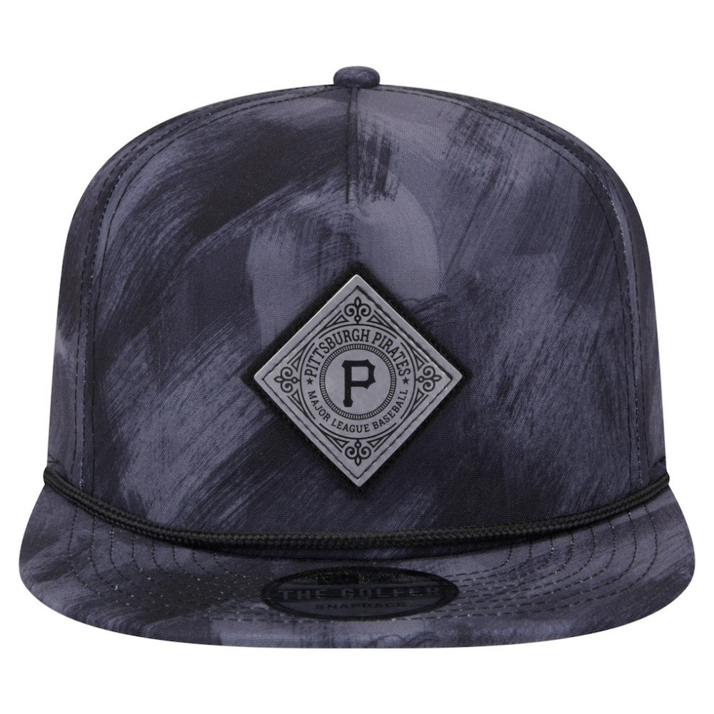Pittsburgh Pirates New Era Printed Golfer Snapback Hat - Navy Hats