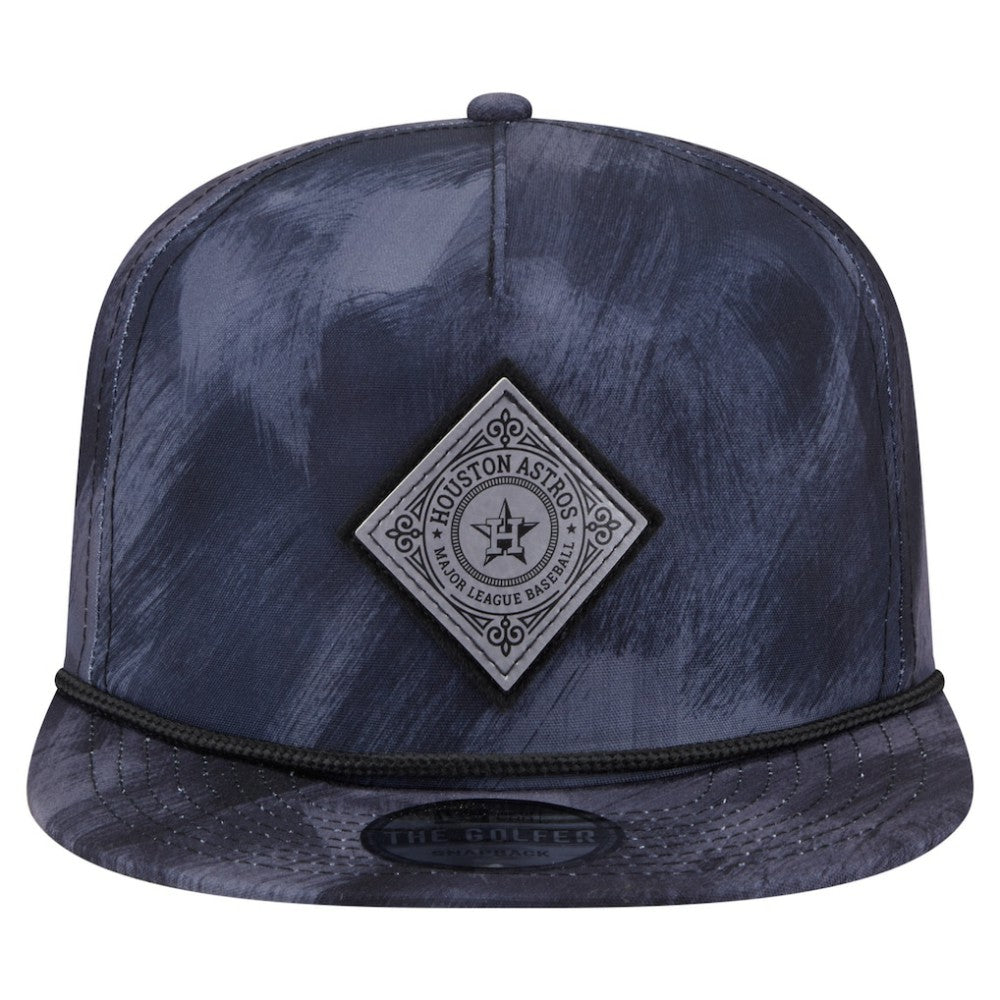 Houston Astros New Era Printed Golfer Snapback Hat - Navy Hats