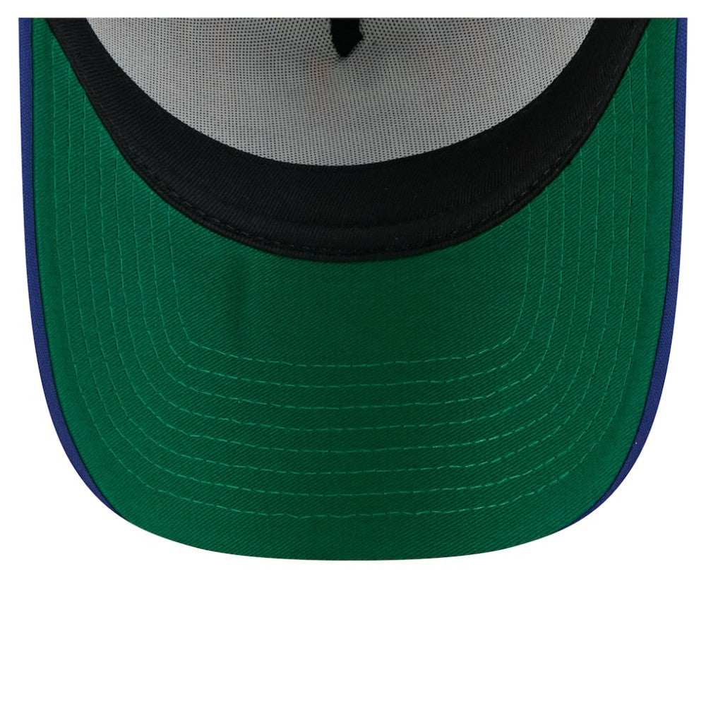 Detroit Tigers New Era Distressed 9FORTY A-Frame Adjustable Trucker Hat - White/Navy Hats