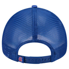 Atlanta Braves New Era Trucker A-Frame 9FORTY Adjustable Hat - White/Royal Hats