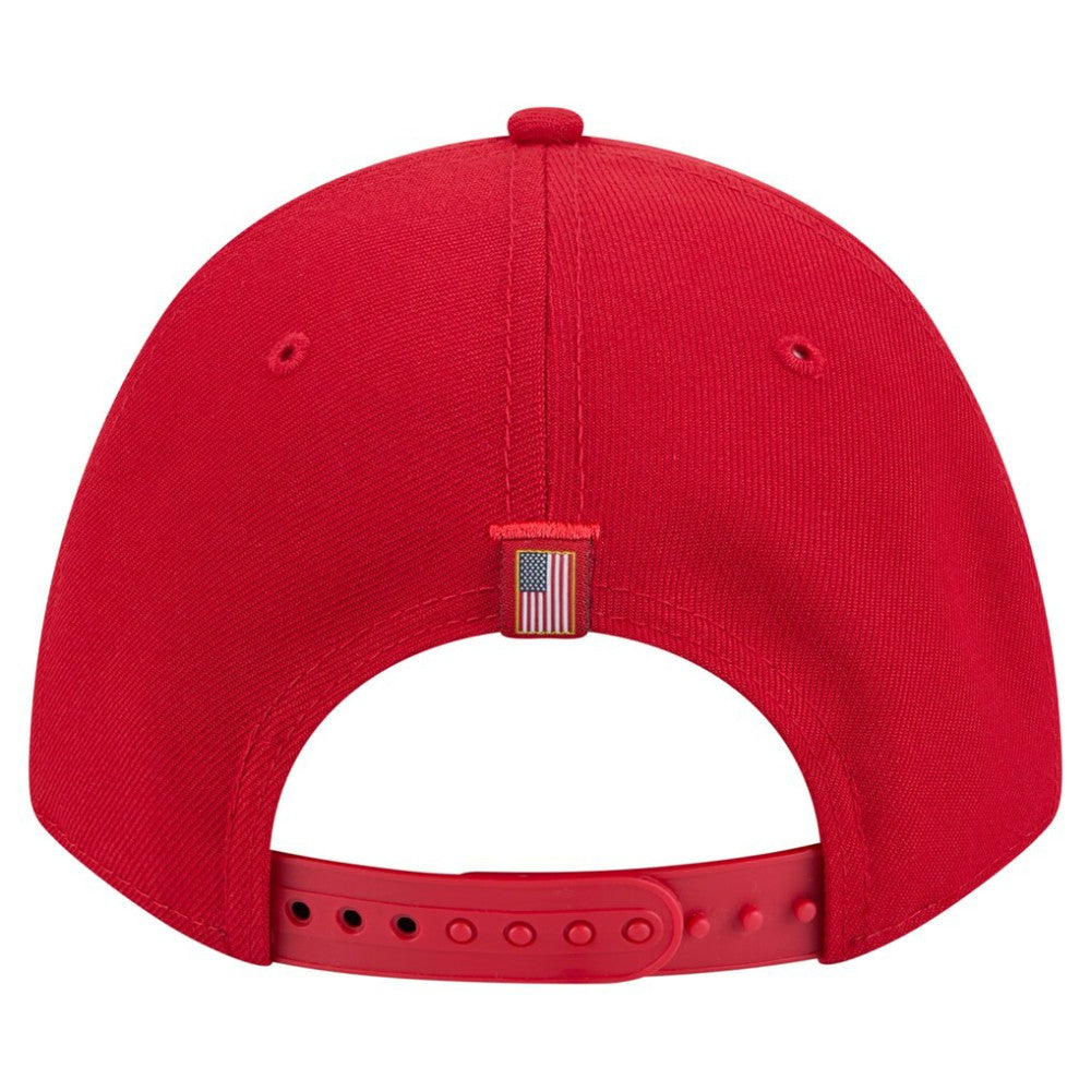 Washington Nationals New Era American Flag 9FORTY M-Crown A-Frame Adjustable Hat - Red Hats