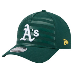 Athletics New Era American Flag 9FORTY M-Crown A-Frame Adjustable Hat - Green Hats