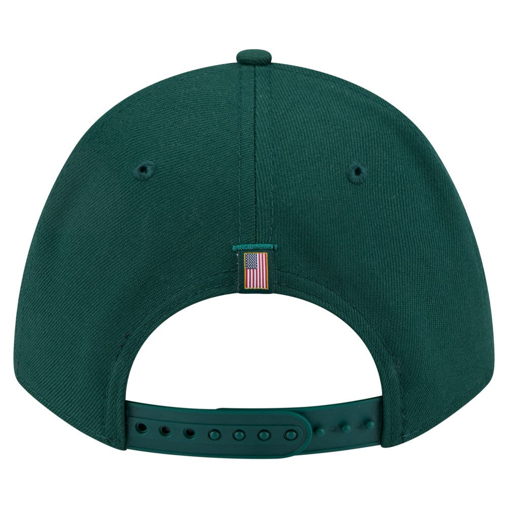 Athletics New Era American Flag 9FORTY M-Crown A-Frame Adjustable Hat - Green Hats