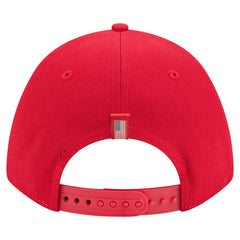 Los Angeles Angels New Era American Flag 9FORTY M-Crown A-Frame Adjustable Hat - Red Hats