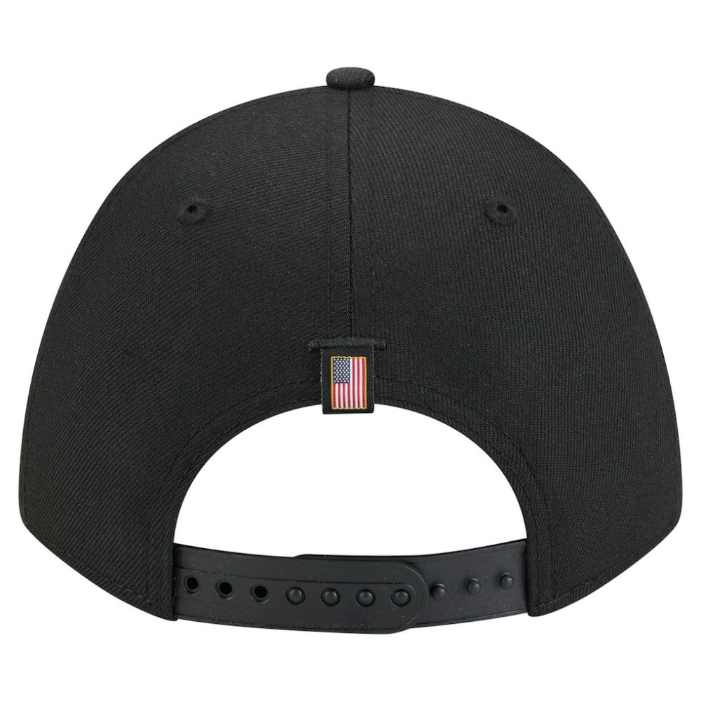San Francisco Giants New Era American Flag 9FORTY M-Crown A-Frame Adjustable Hat - Black Hats