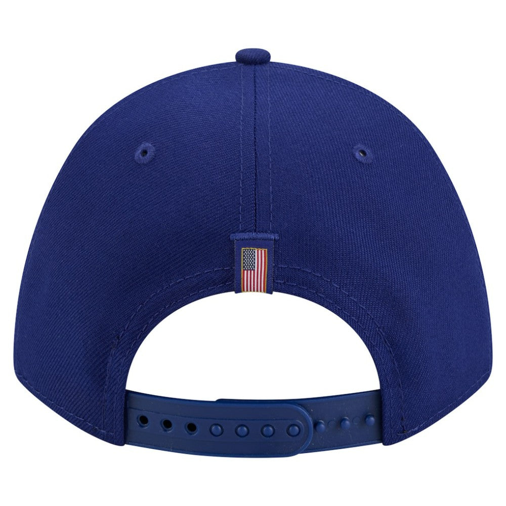 Texas Rangers New Era American Flag 9FORTY M-Crown A-Frame Adjustable Hat - Royal Hats