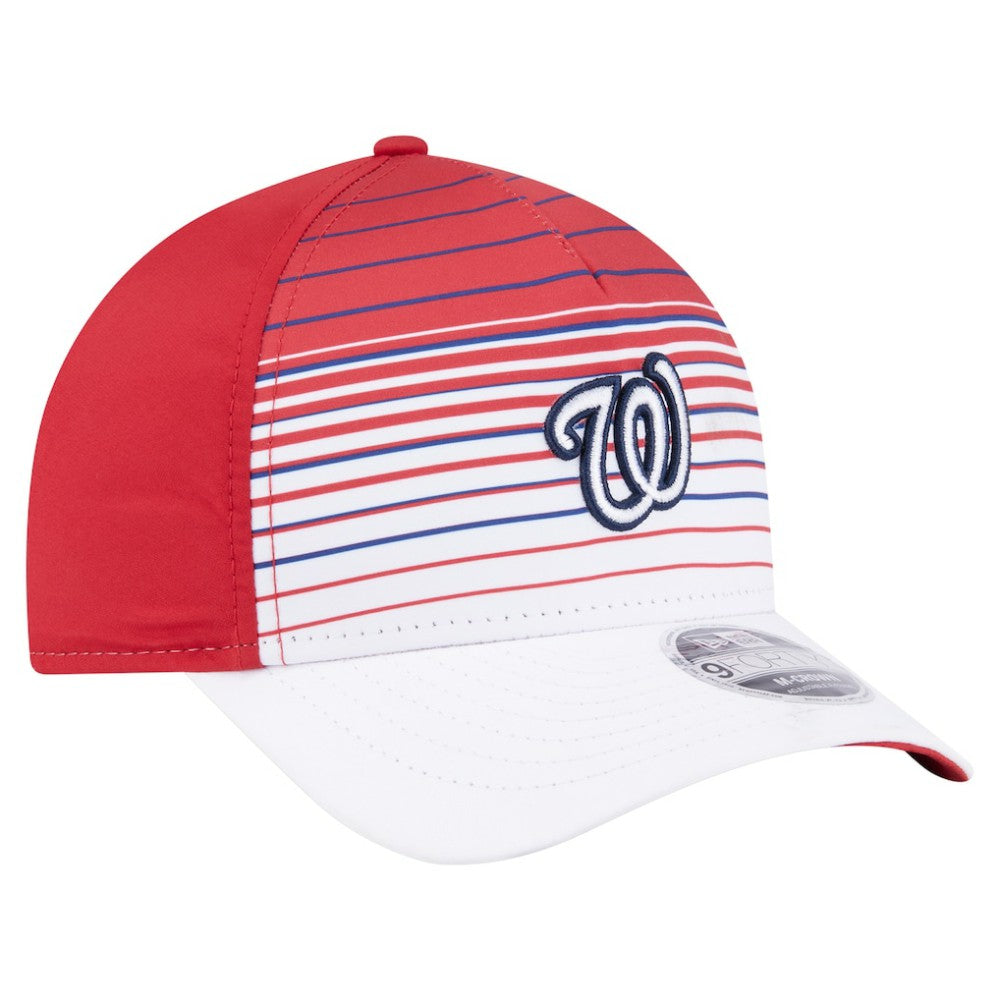 Washington Nationals New Era Gradient 9FORTY M-Crown Adjustable Hat - Red Hats