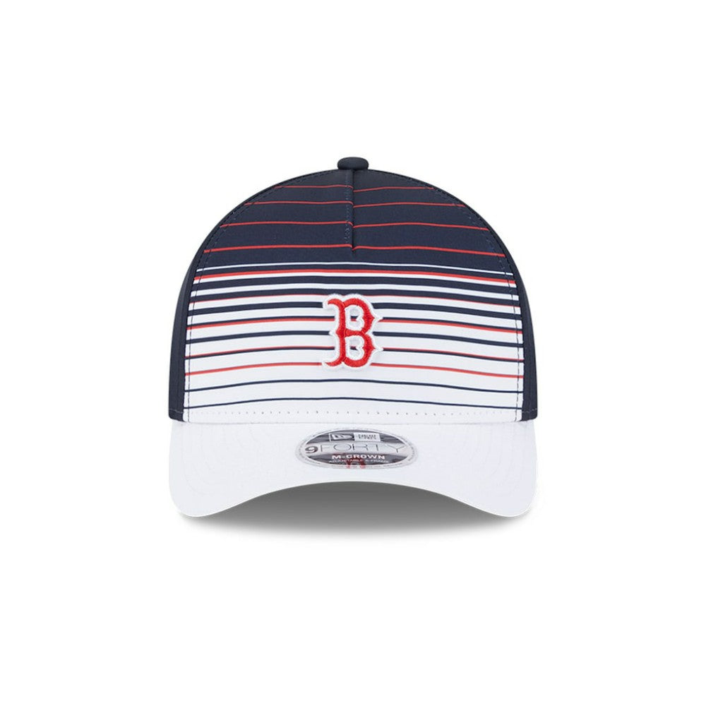 Boston Red Sox New Era Gradient 9FORTY M-Crown Adjustable Hat - Navy Hats