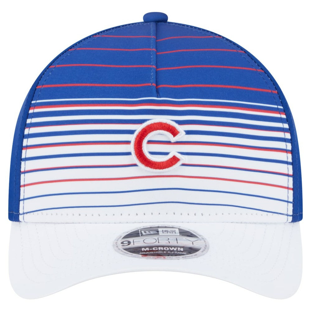 Chicago Cubs New Era Gradient 9FORTY M-Crown Adjustable Hat - Royal Hats
