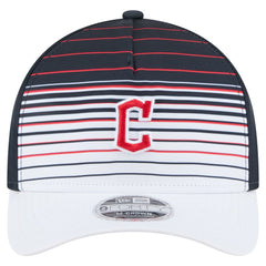 Cleveland Guardians New Era Gradient 9FORTY M-Crown Adjustable Hat - Navy Hats