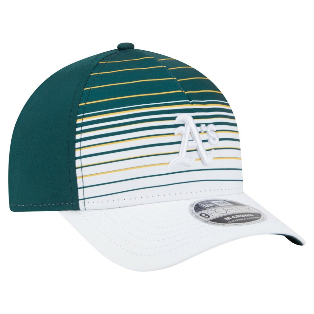 Athletics New Era Gradient 9FORTY M-Crown Adjustable Hat - Green Hats
