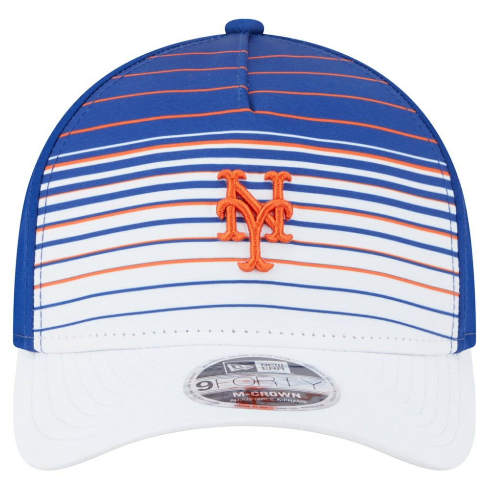 New York Mets New Era Gradient 9FORTY M-Crown Adjustable Hat - Royal Hats