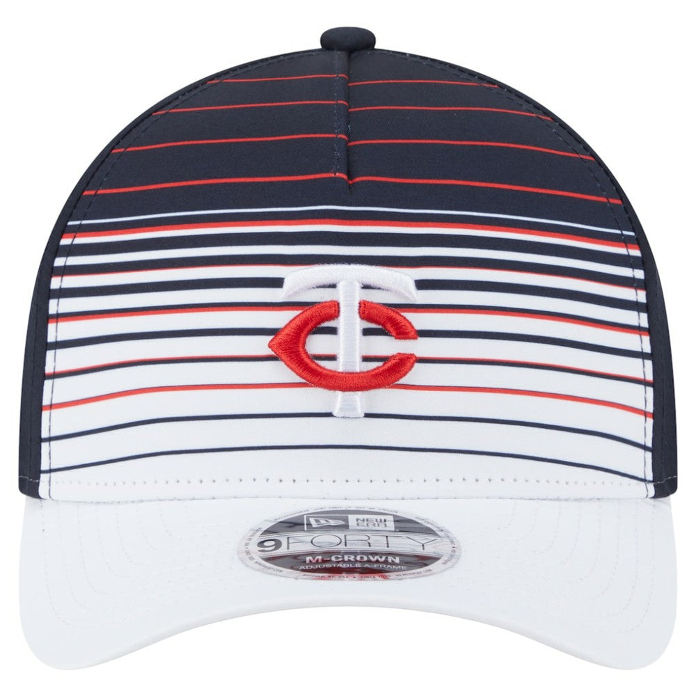 Minnesota Twins New Era Gradient 9FORTY M-Crown Adjustable Hat - Navy Hats