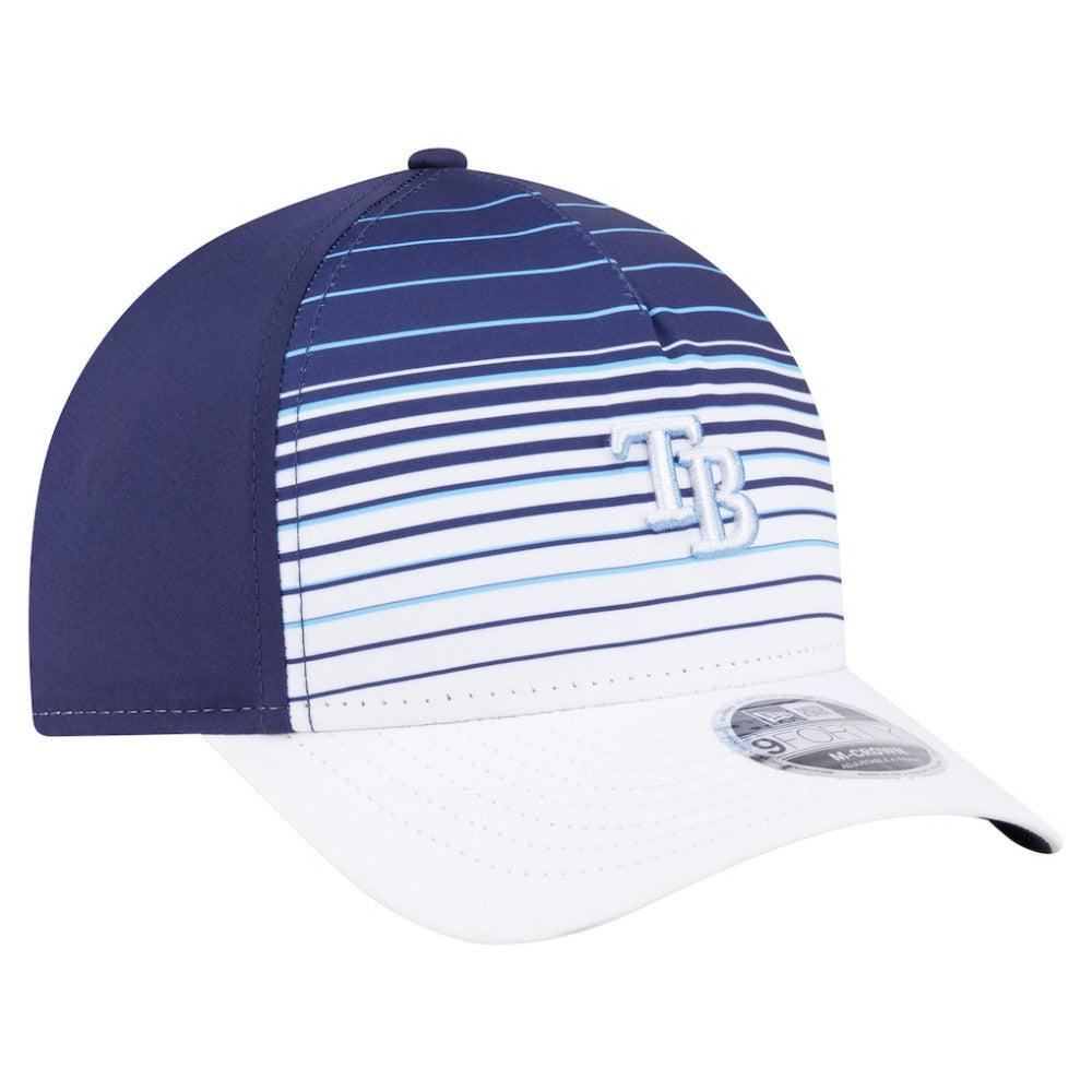Tampa Bay Rays New Era Gradient 9FORTY M-Crown Adjustable Hat - Navy Hats