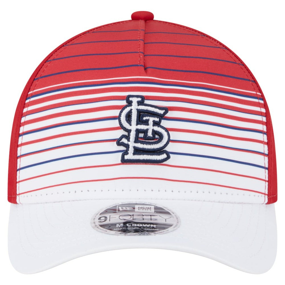 St. Louis Cardinals New Era Gradient 9FORTY M-Crown Adjustable Hat - Red Hats