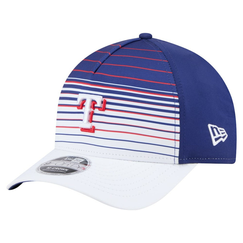 Texas Rangers New Era Gradient 9FORTY M-Crown Adjustable Hat - Royal Hats