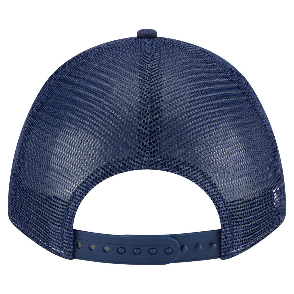 Miami Marlins New Era 2-Tone Color Pack 9FORTY M-Crown A-Frame Adjustable Hat - Light Blue/Navy Hats