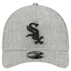 Chicago White Sox New Era Cotton Weave M-Crown A-Frame 9FORTY Adjustable Hat - Gray Hats
