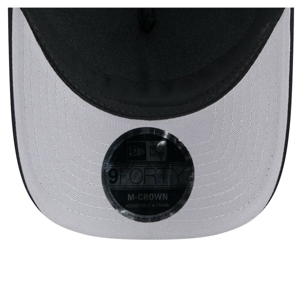 Philadelphia Phillies New Era Gradient 9FORTY A-Frame M-Crown Trucker Adjustable Hat - Black Hats