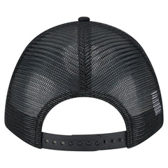 San Diego Padres New Era Gradient 9FORTY A-Frame M-Crown Trucker Adjustable Hat - Black Hats