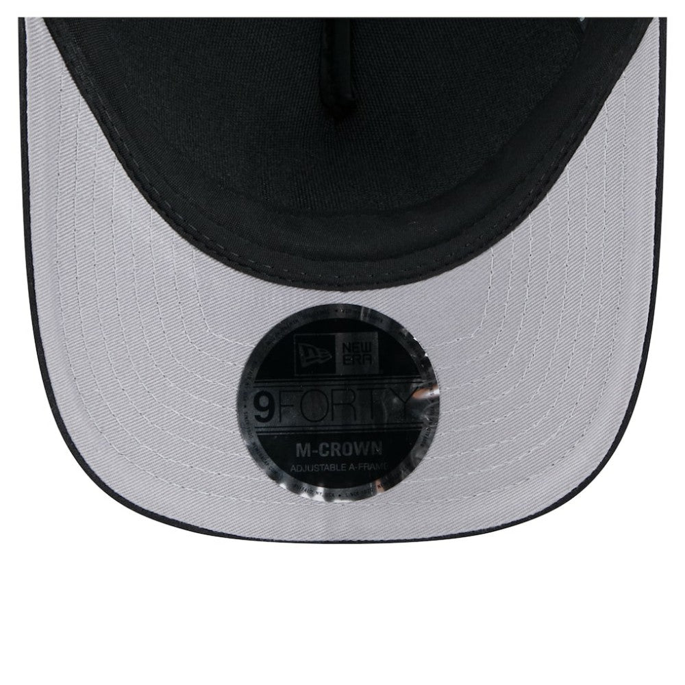 San Diego Padres New Era Gradient 9FORTY A-Frame M-Crown Trucker Adjustable Hat - Black Hats