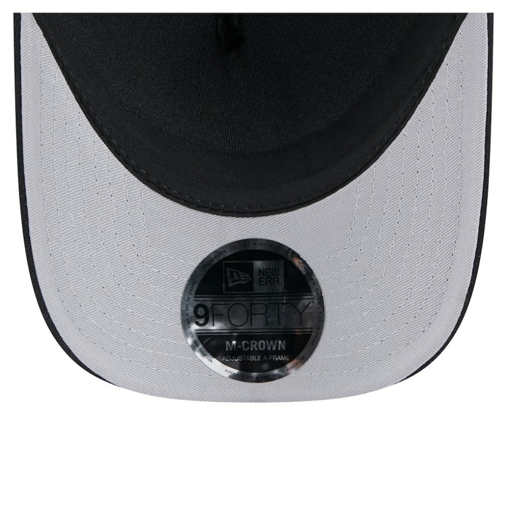 San Francisco Giants New Era Gradient 9FORTY A-Frame M-Crown Trucker Adjustable Hat - Black Hats