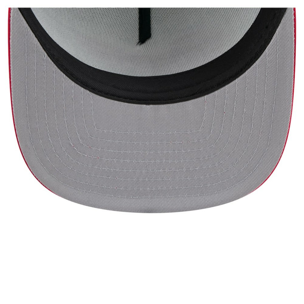 Atlanta Braves New Era Retro Script Trucker 9FIFTY Snapback Hat - White/Red Hats