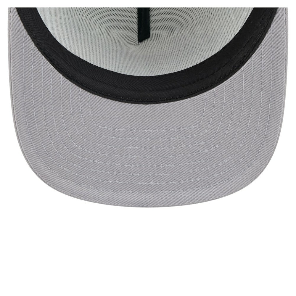 New York Yankees New Era Retro Script Trucker 9FIFTY Snapback Hat - White/Gray Hats