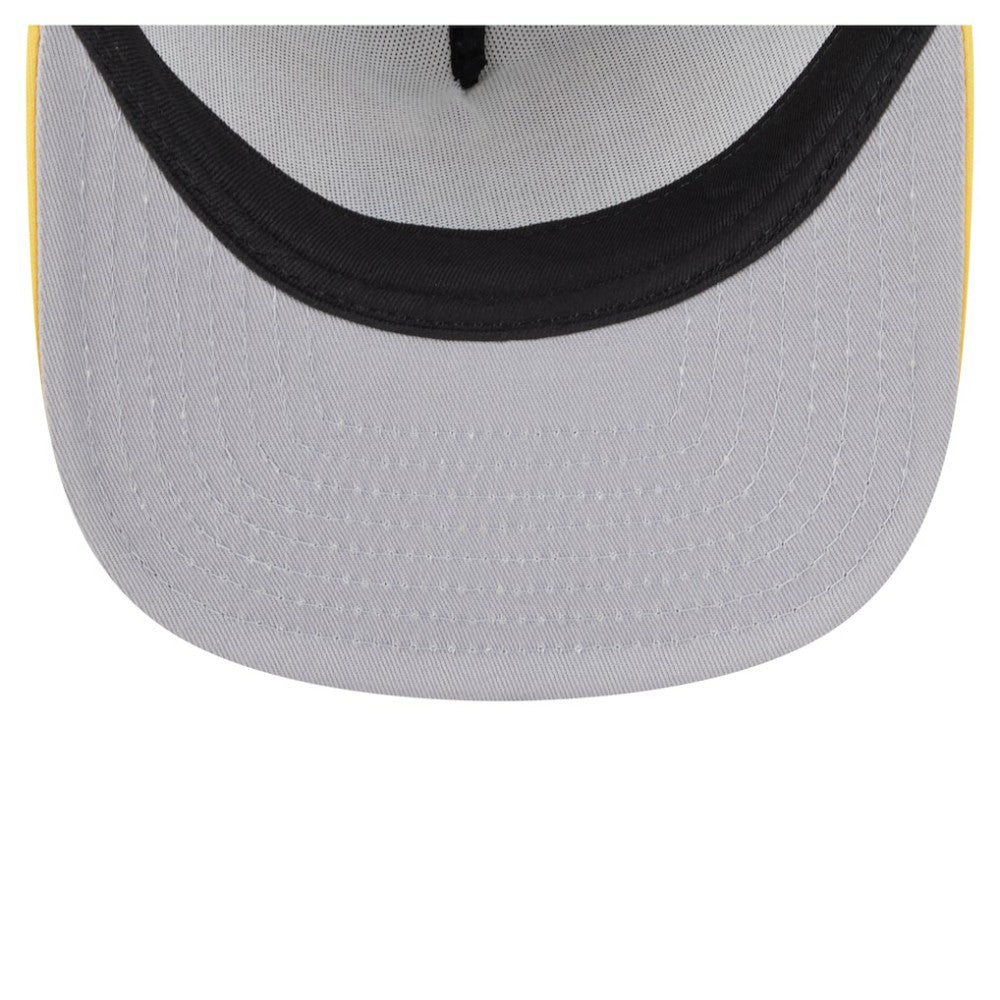 Pittsburgh Pirates New Era Retro Script Trucker 9FIFTY Snapback Hat - White/Gold Hats
