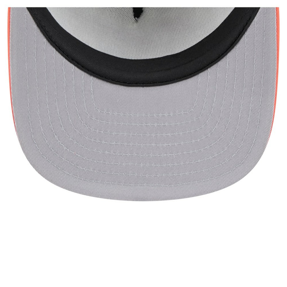 Houston Astros New Era Retro Script Trucker 9FIFTY Snapback Hat - White/Orange Hats