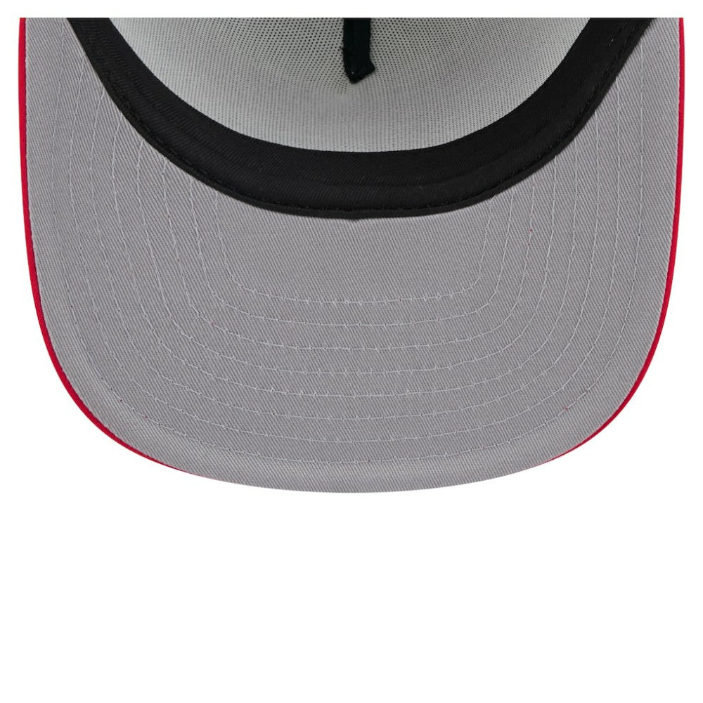Texas Rangers New Era Retro Script Trucker 9FIFTY Snapback Hat - White/Red Hats