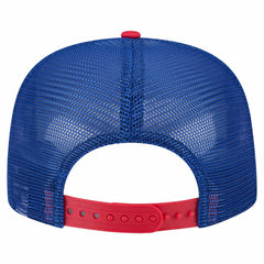 Chicago Cubs New Era Retro Script Trucker 9FIFTY Snapback Hat - White/Red Hats