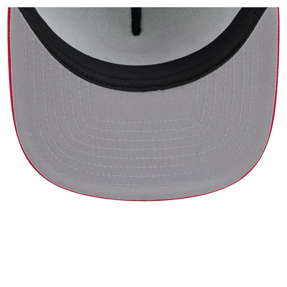 Chicago Cubs New Era Retro Script Trucker 9FIFTY Snapback Hat - White/Red Hats