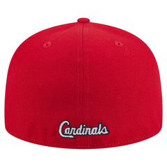 St. Louis Cardinals New Era Overlap 59FIFTY Fitted Hat - Red Hats