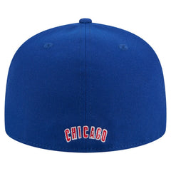 Chicago Cubs New Era Overlap 59FIFTY Fitted Hat - Royal Hats