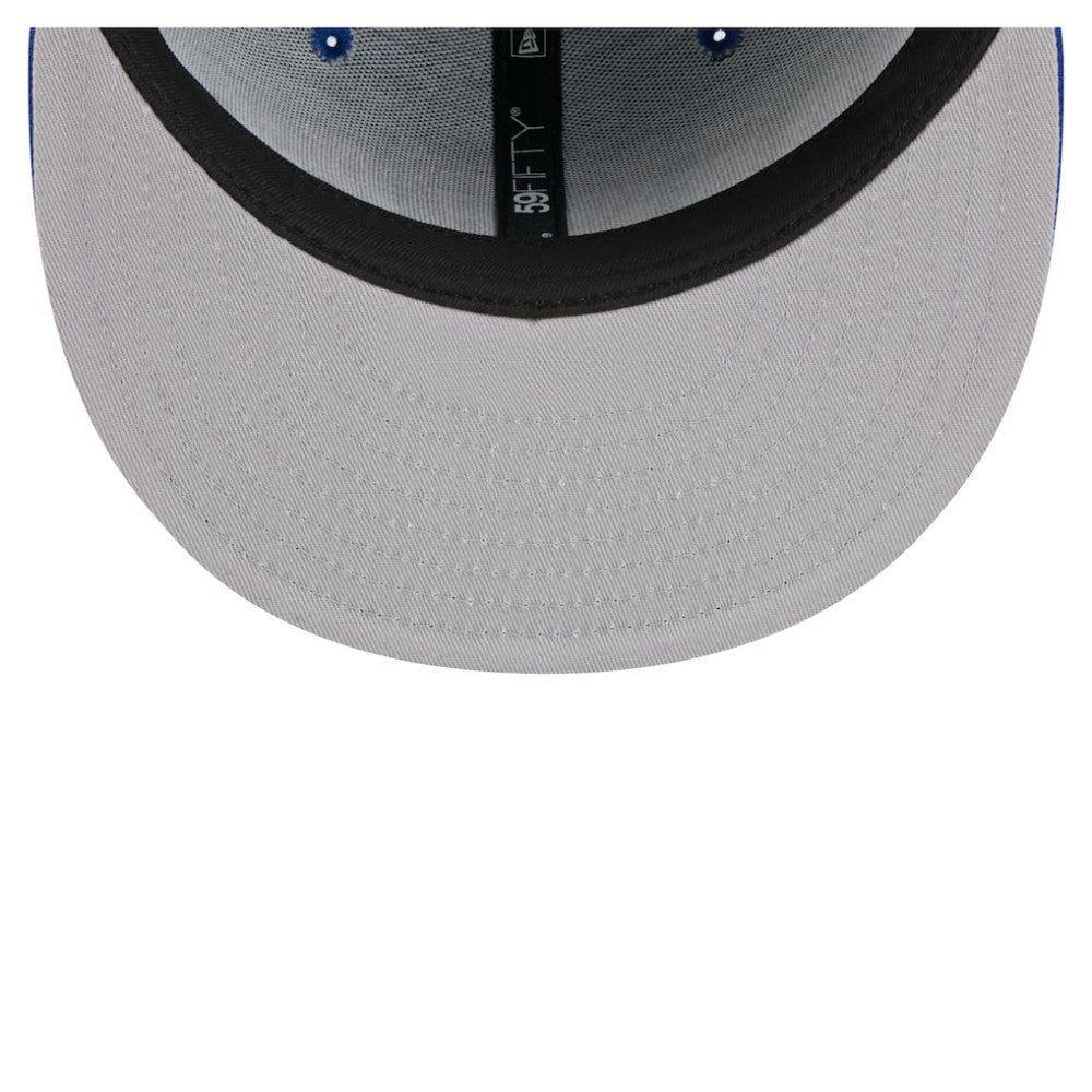 Chicago Cubs New Era Overlap 59FIFTY Fitted Hat - Royal Hats