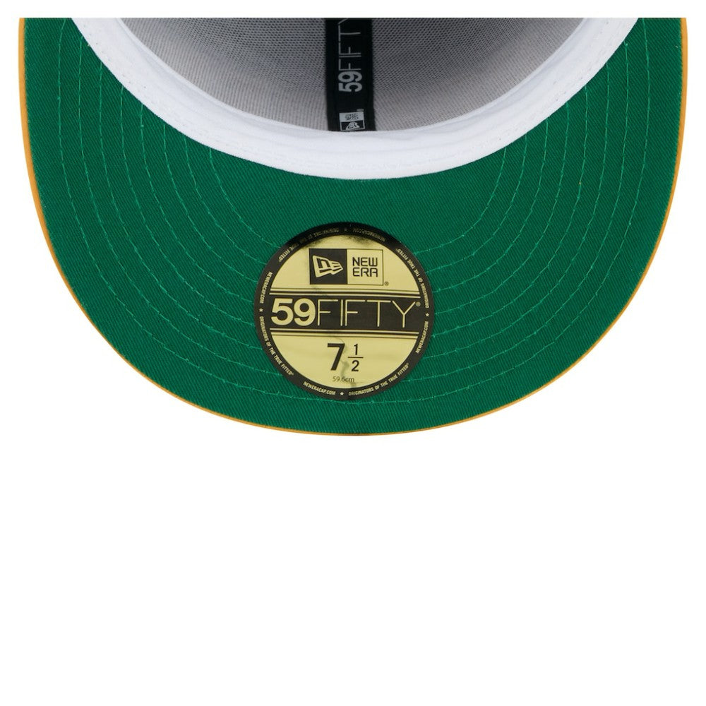 San Diego Padres New Era Satin 59FIFTY Fitted Hat - Brown/Gold Hats