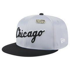 Chicago White Sox New Era Satin 59FIFTY Fitted Hat - Gray/Black Hats