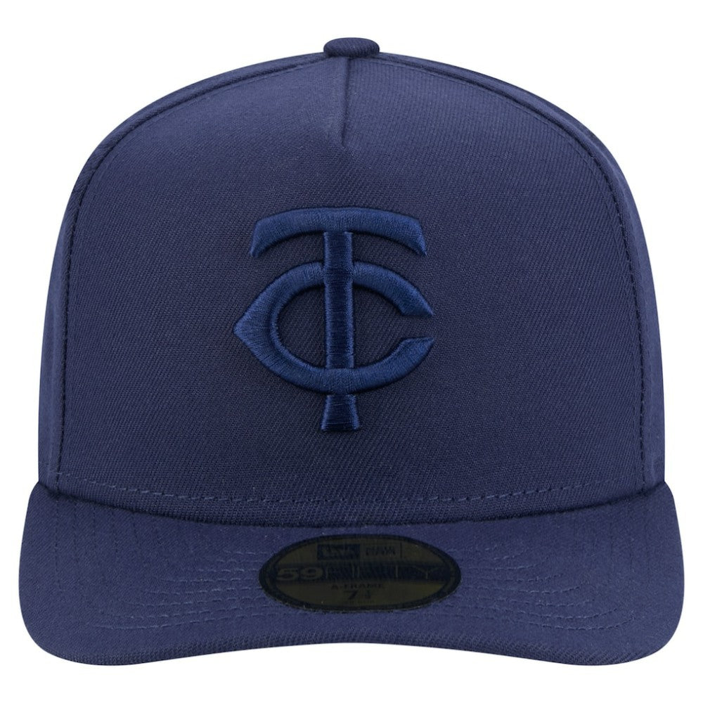 Minnesota Twins New Era Color Pack A-Frame 59FIFTY Fitted Hat - Navy Hats
