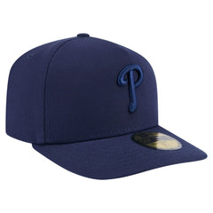 Philadelphia Phillies New Era Color Pack A-Frame 59FIFTY Fitted Hat - Navy Hats