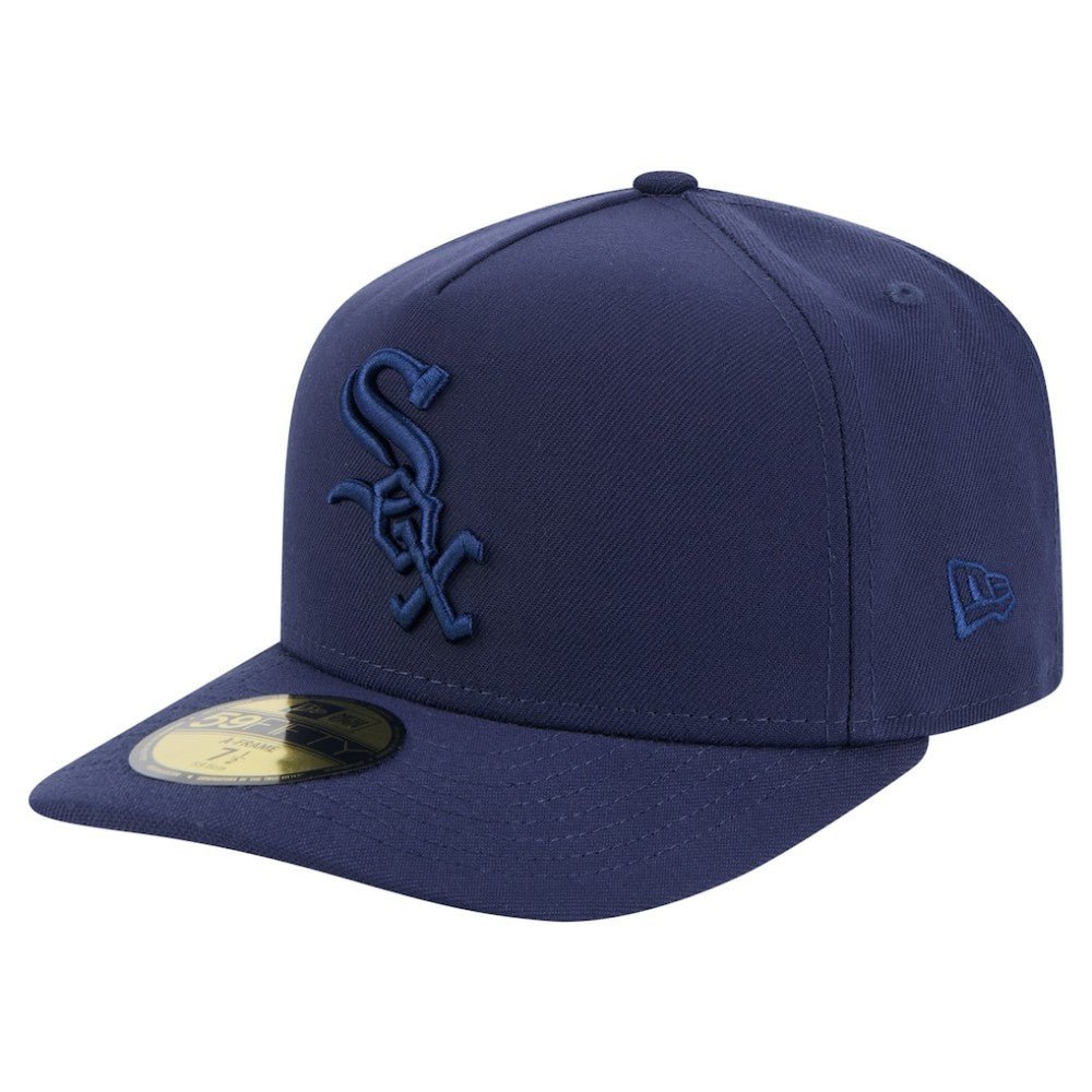 Chicago White Sox New Era Color Pack A-Frame 59FIFTY Fitted Hat - Navy Hats