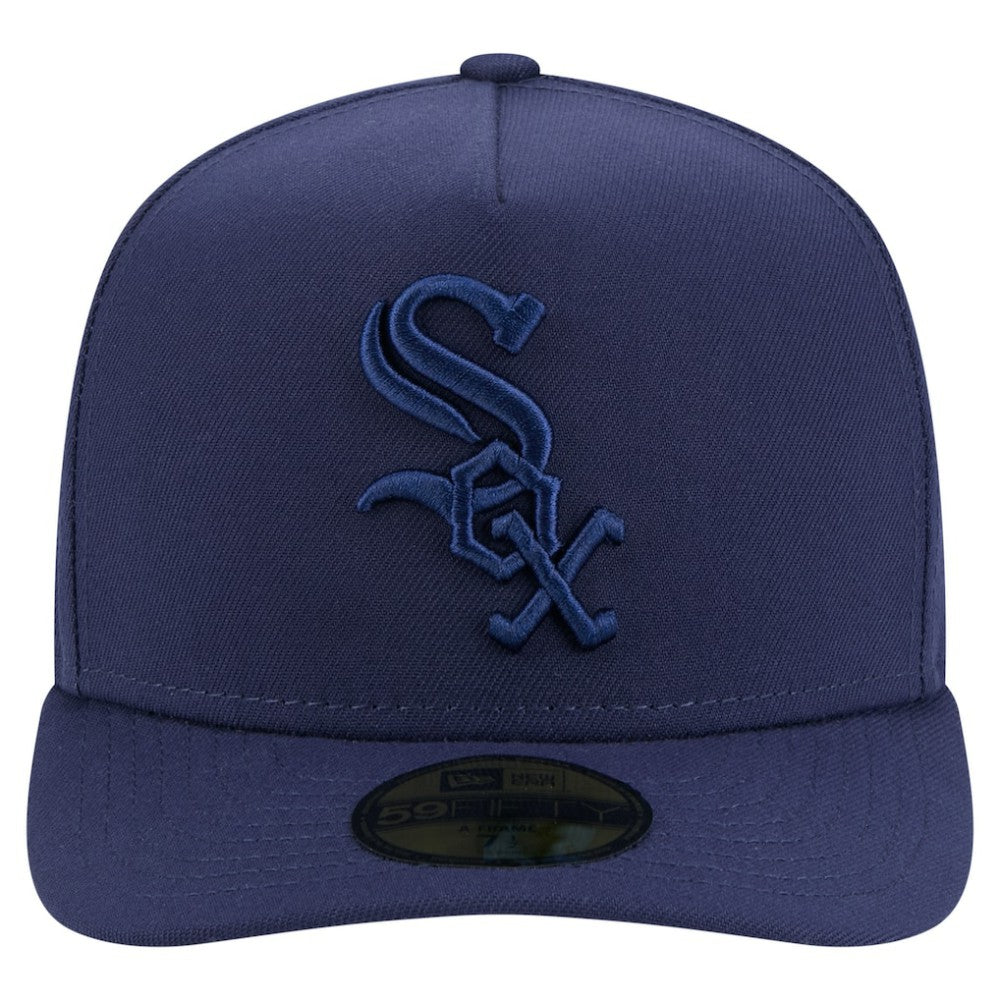 Chicago White Sox New Era Color Pack A-Frame 59FIFTY Fitted Hat - Navy Hats