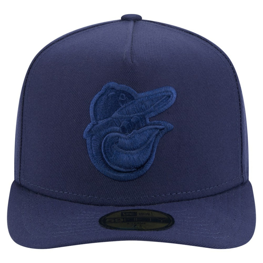 Baltimore Orioles New Era Color Pack A-Frame 59FIFTY Fitted Hat - Navy Hats