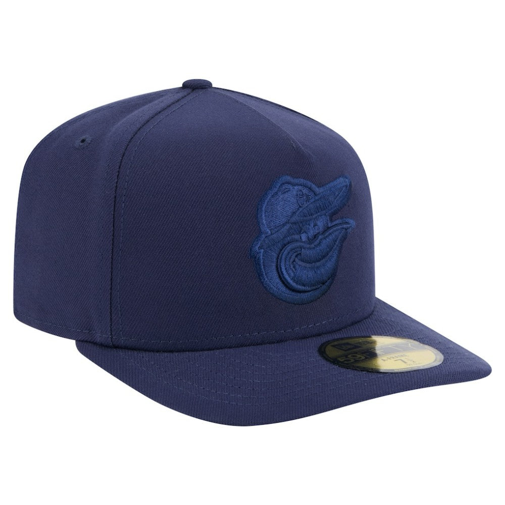 Baltimore Orioles New Era Color Pack A-Frame 59FIFTY Fitted Hat - Navy Hats