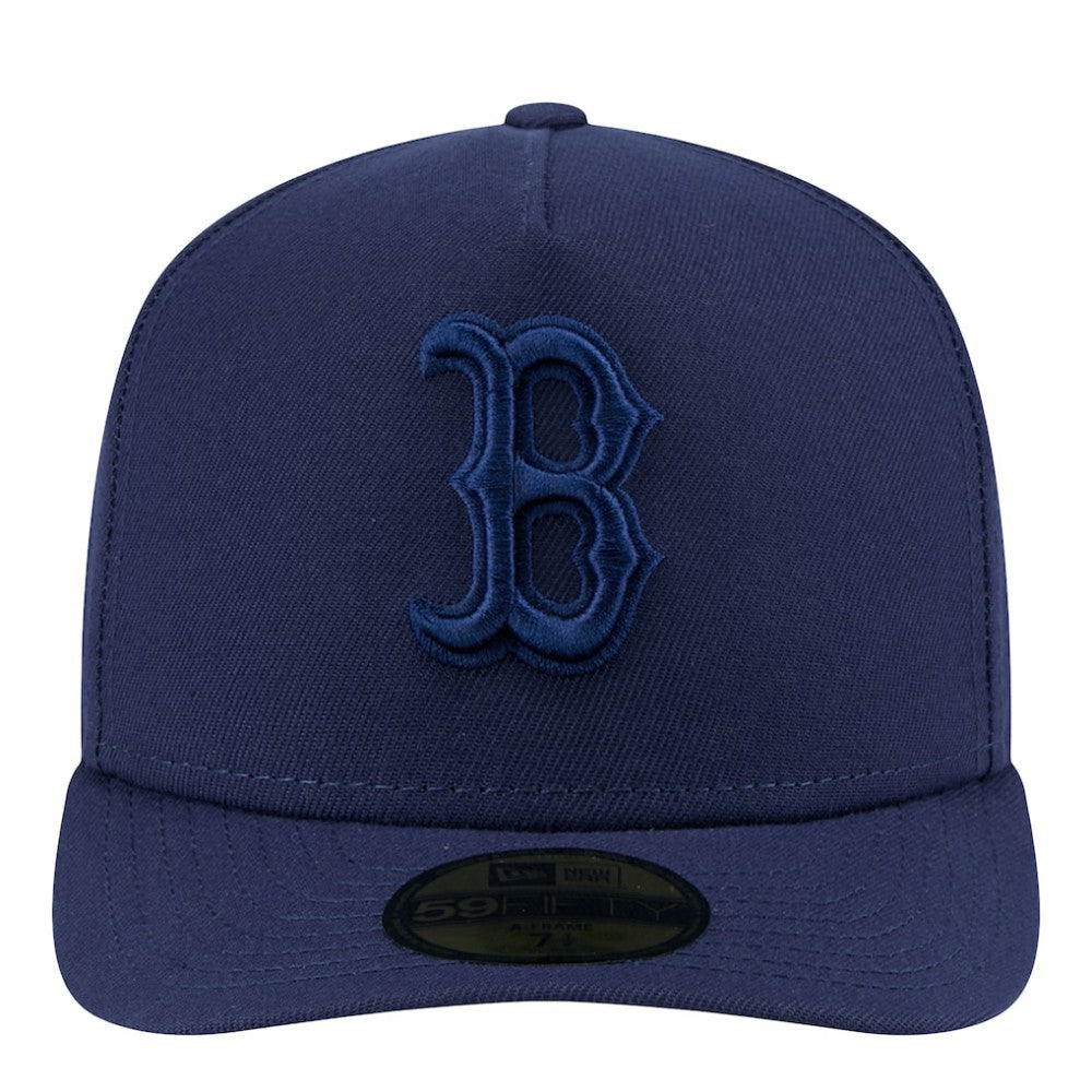 Boston Red Sox New Era Color Pack A-Frame 59FIFTY Fitted Hat - Navy Hats