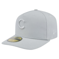 Chicago Cubs New Era Colorpack A-Frame 59FIFTY Fitted Hat - Gray Hats